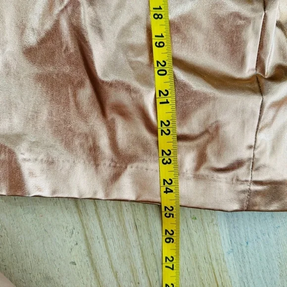 Zara bronze foil mini dress BLOGGERS FAVORITE!! NWT - Picture 14 of 14